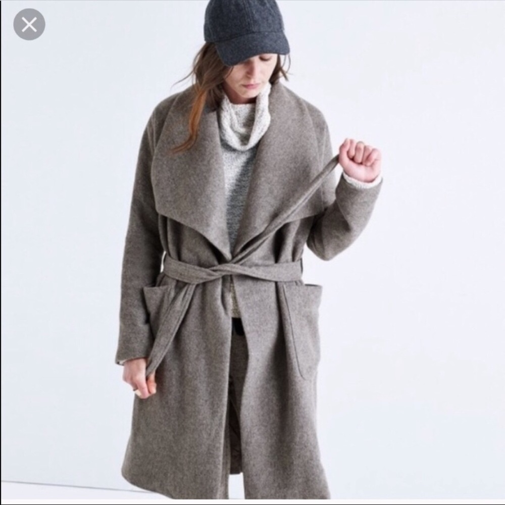 ISO madewell blanket delancey blanket coat
